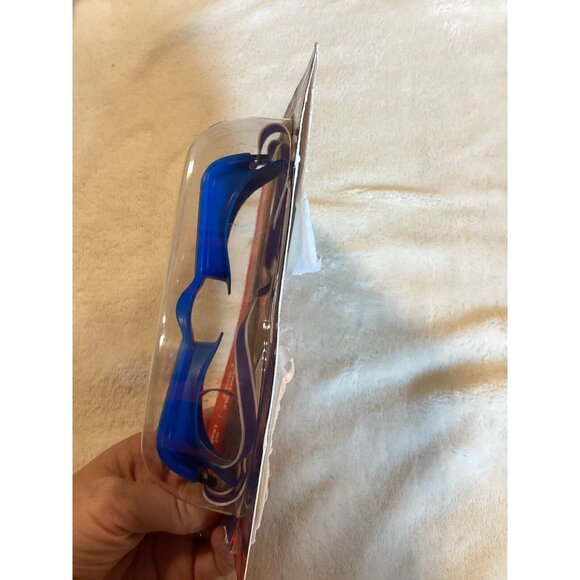 Speedo Solar Swim Goggles  Blocks UV Rays Anti Fog Leak Proof 14+ Adult Blue - Picture 5 of 5